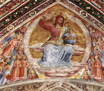 Christus Der Richter Renaissance Fra Angelico Ölgemälde